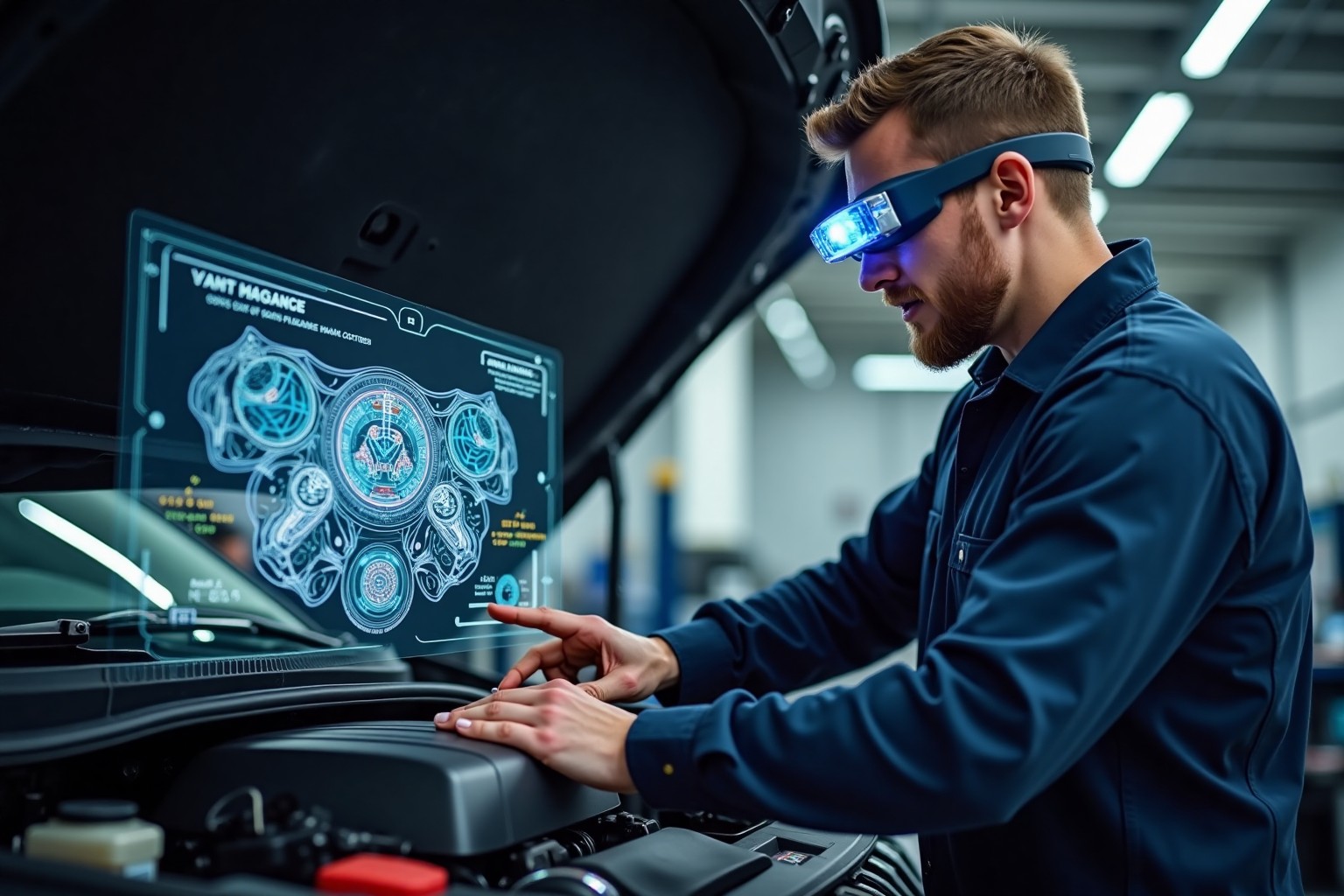Interactive AR Overlays for Automotive Technicians