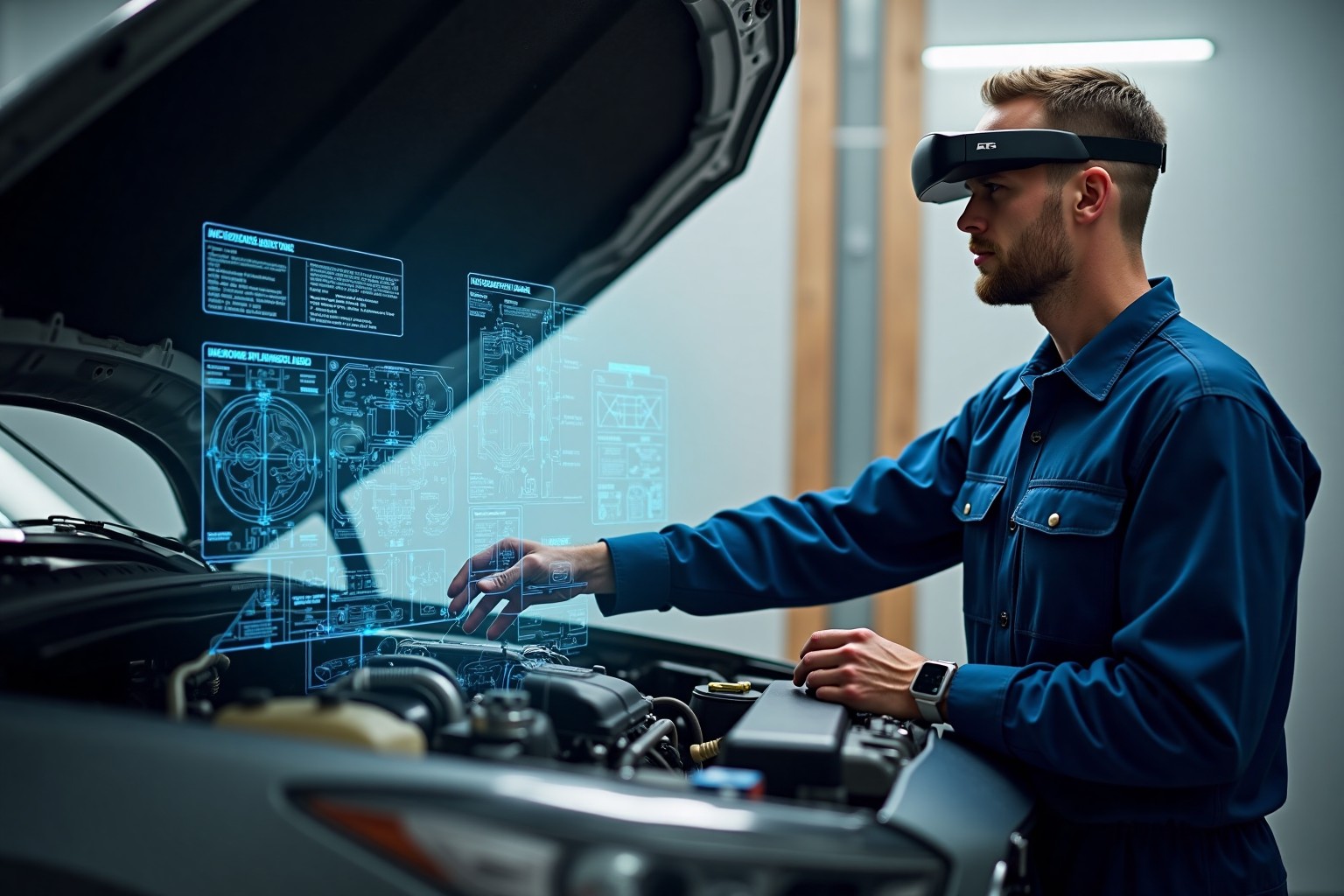 Precision Engineering Diagnostics with Real-time AR Data